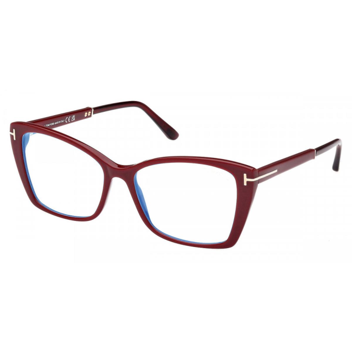 Tom Ford Rx Eyeglasses FT5893-B 069 Solid Bordeaux 55 mm