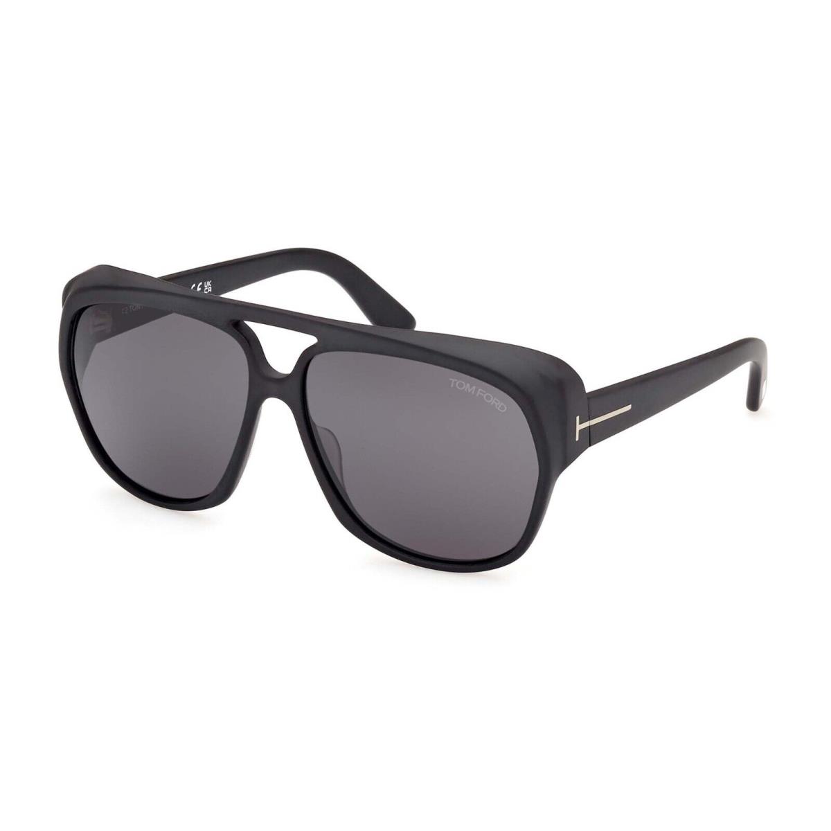 Tom Ford Jayden FT 1103 Matte Black/grey 02A Sunglasses