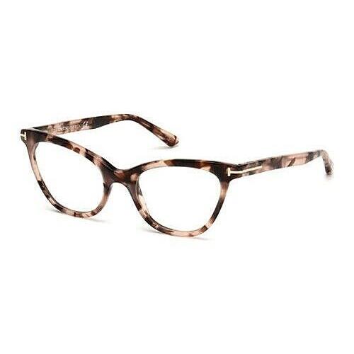 Tom Ford TF5271 Col 074 Pink Havana Cat Eye Rx Frames - Frame: Pink Havana