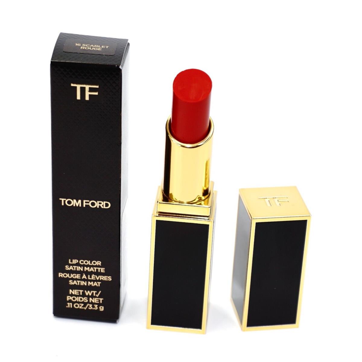 Tom Ford Lip Color Satin Matte Lipstick 16 Scarlet Rouge Fullsize