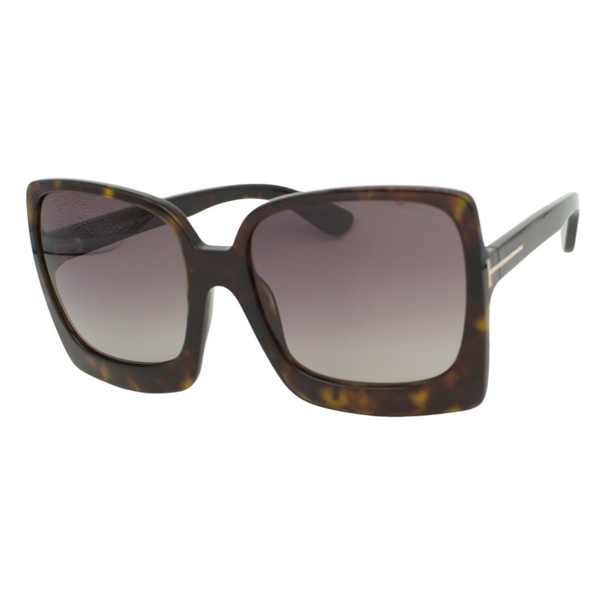 Tom Ford Katrine 617 52K Dark Havana Women`s Gradient Sunglasses 60-19-135 Wcase