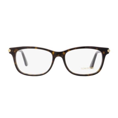 Tom Ford Rectangular Eyeglasses TF5237 053 Dark Havana/gold 54mm FT5237