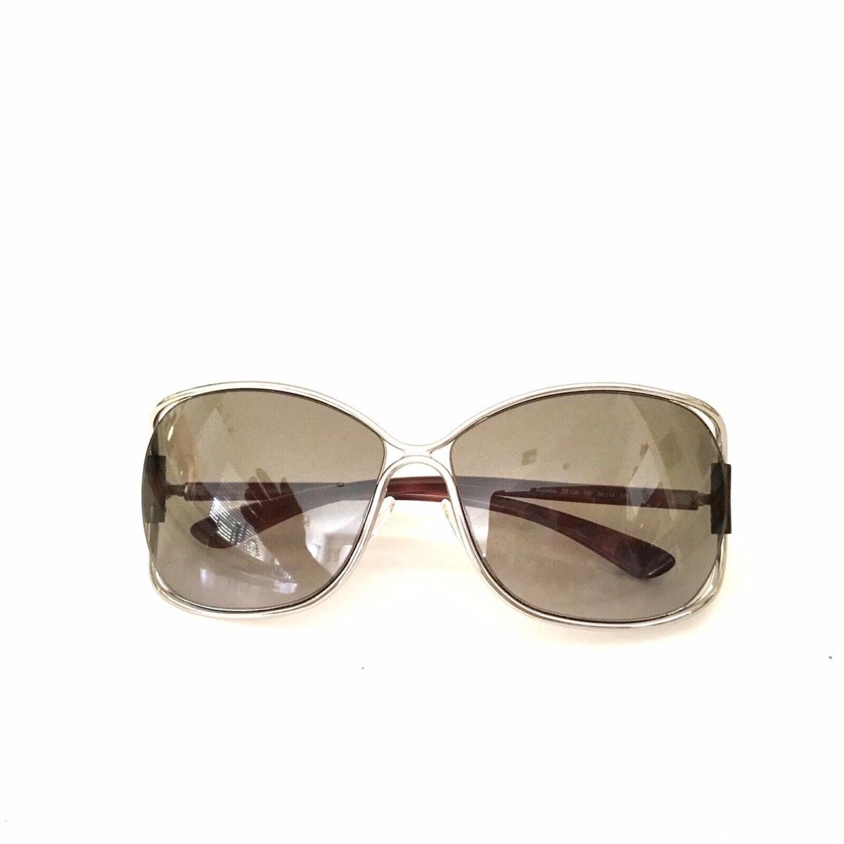 Tom Ford Sunglasses Eugenia TF 156 Silver 18F Size 64mm