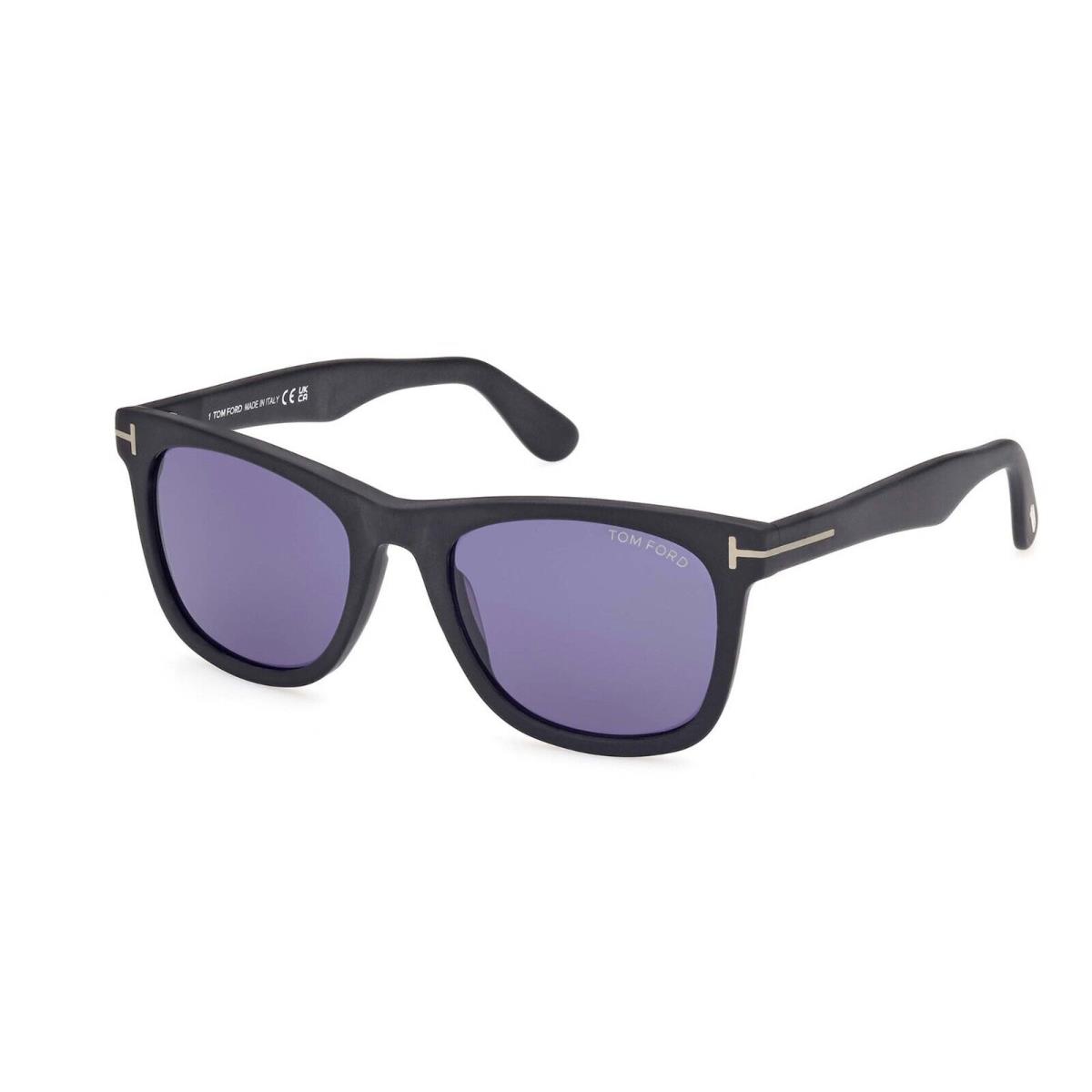 Tom Ford Kevyn FT 1099 Matte Black/blue 02V Sunglasses