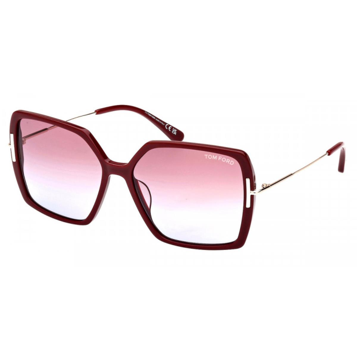 Tom Ford Sven Sunglasses FT1039-69Z Shiny Rose Gold /Bordeaux59mm