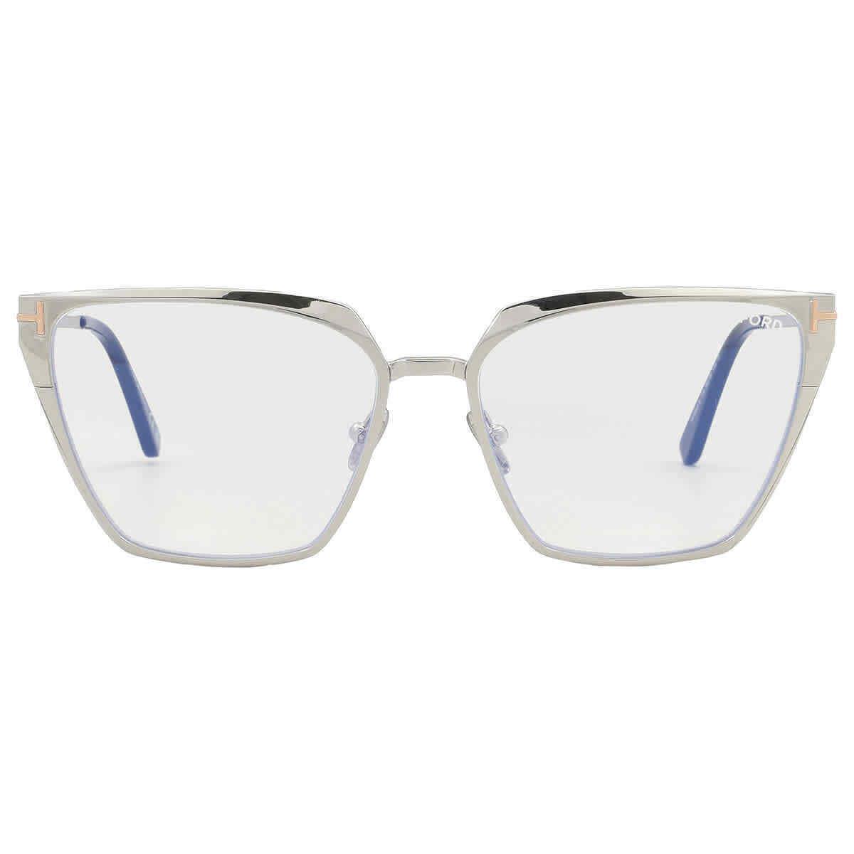 Tom Ford Blue Light Block Cat Eye Ladies Eyeglasses FT5945-B 016 56