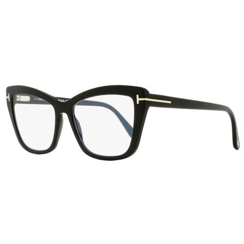 Tom Ford Blue Block Eyeglasses TF5826B 001 Black 55mm FT5826