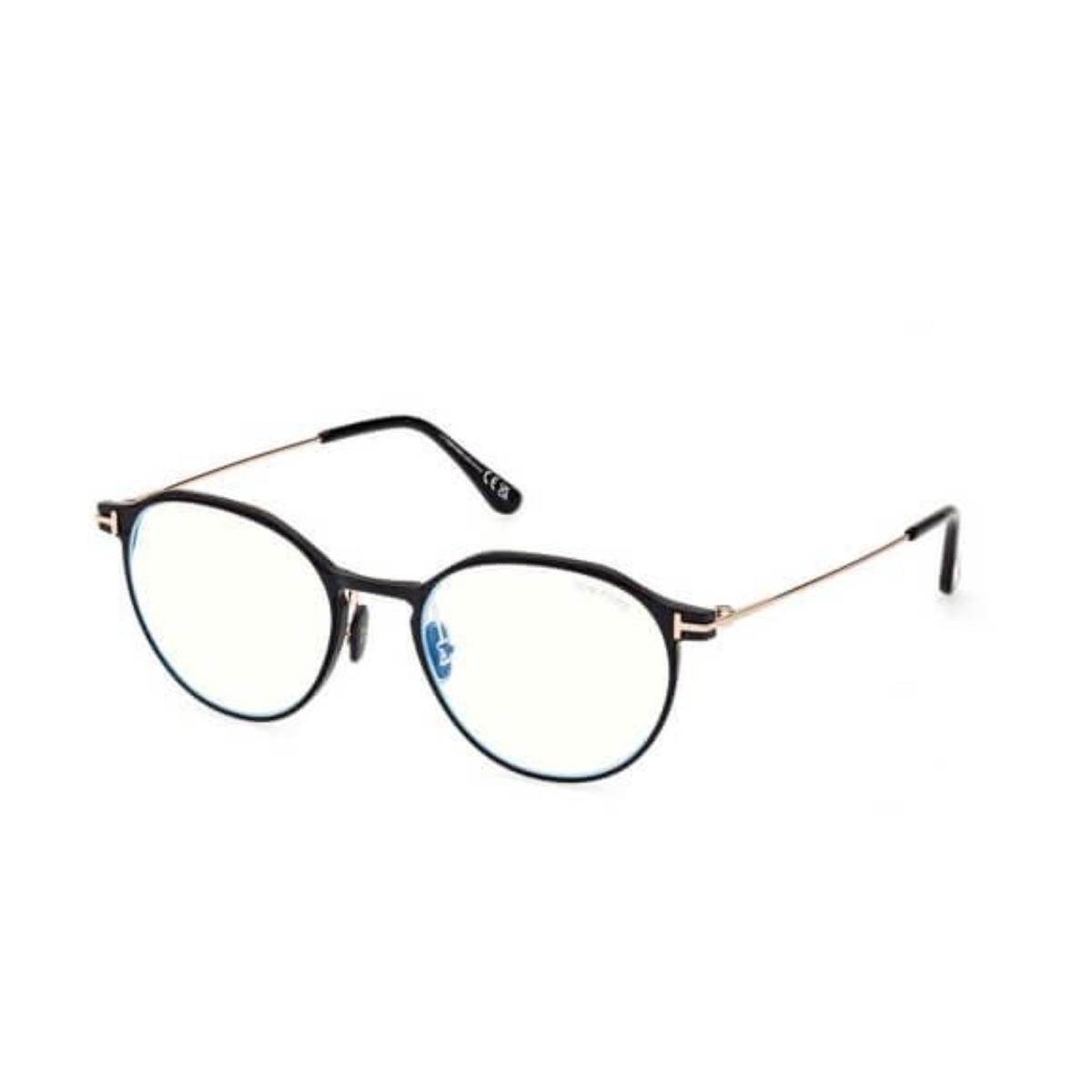 Tom Ford Rx Eyeglasses FT5866-B 002 Black W/demo Lens 52mm