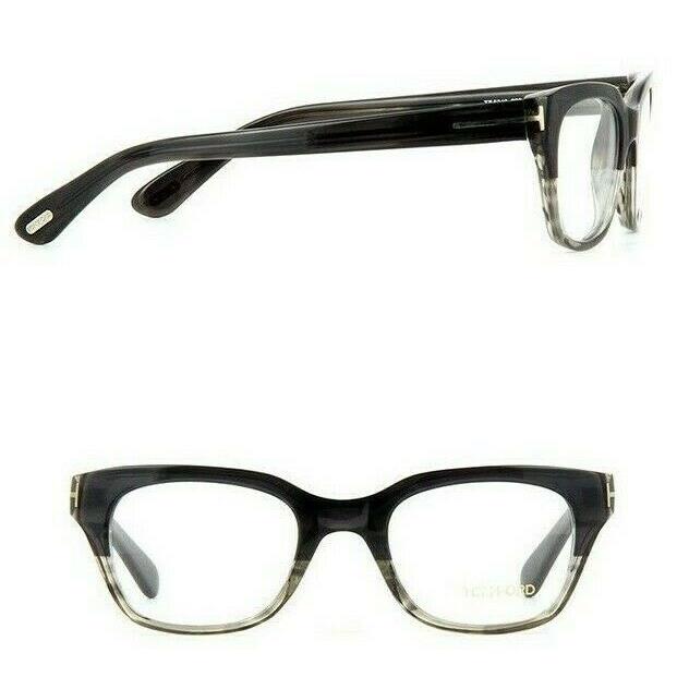 Tom Ford TF 5240 020 Striped Horn Grey Frame Eyeglasses R