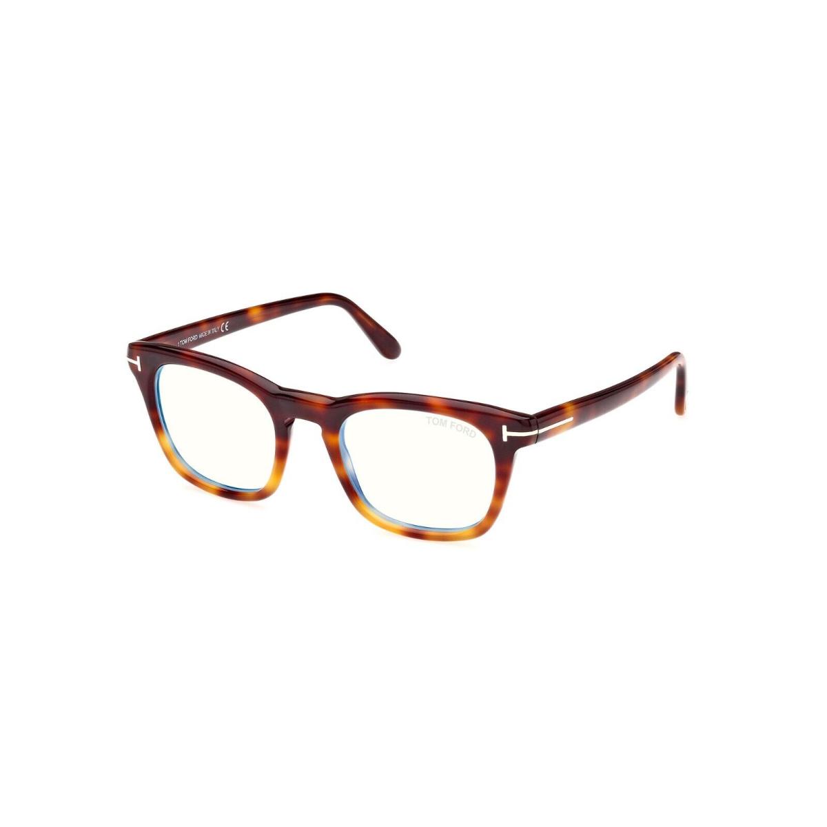 Tom Ford FT5870-B Blue Block Havana 056 Eyeglasses