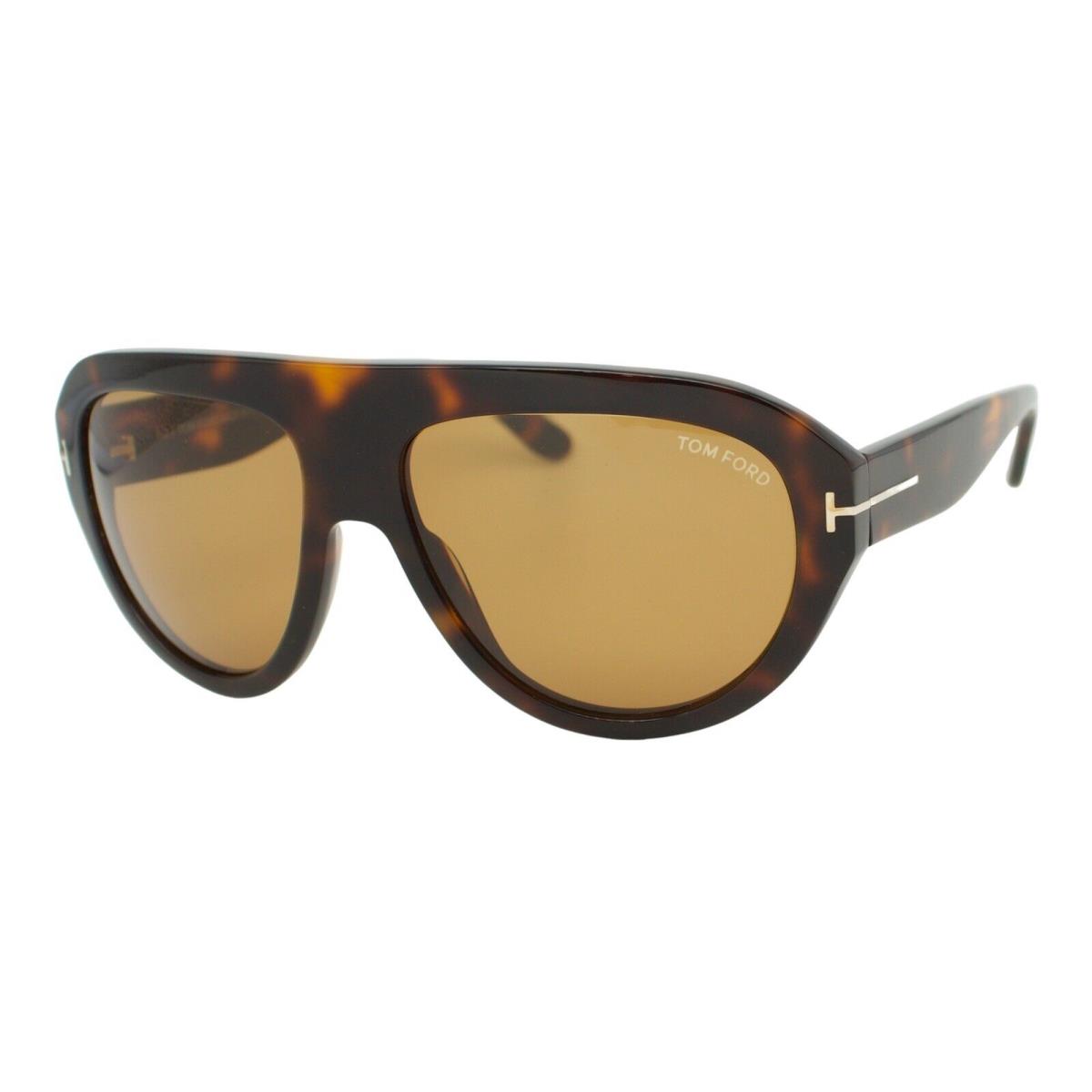 Tom Ford Felix 589 56E Brown Havana Brown Lens Mens Sunglasses 59-16-140 W/case