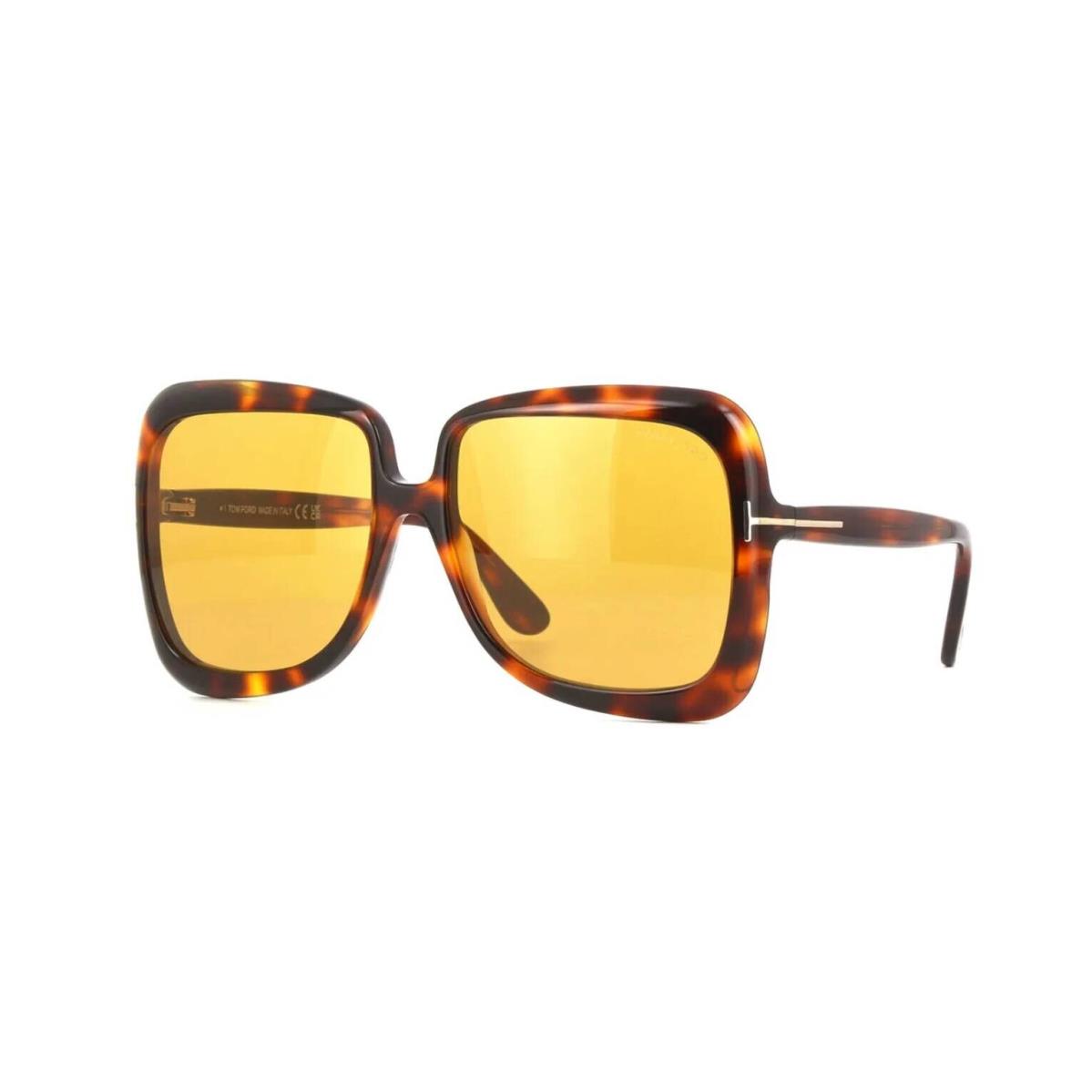 Tom Ford Lorelai FT1156 Dark Spotted Havana/brown 52E Sunglasses