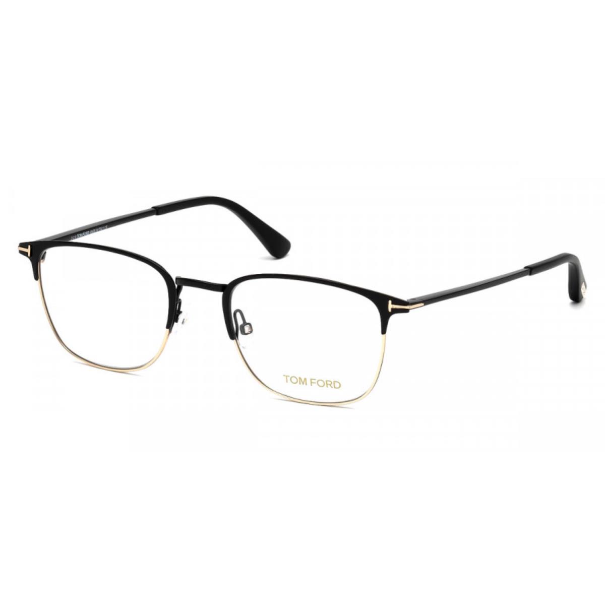 Tom Ford Rx Eyeglasses FT 5453-002 Shinny Black Gold 54mm