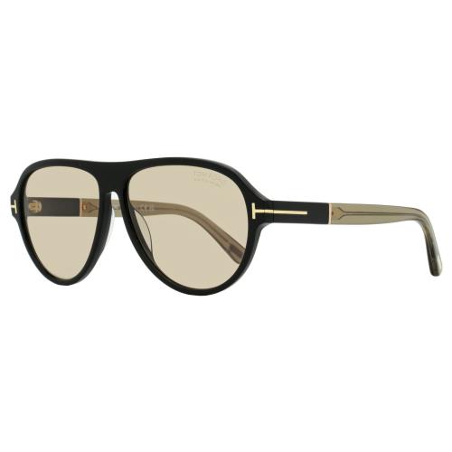 Tom Ford Quincy Photochromic Sunglasses TF1080 01E Black/beige 59mm FT1080