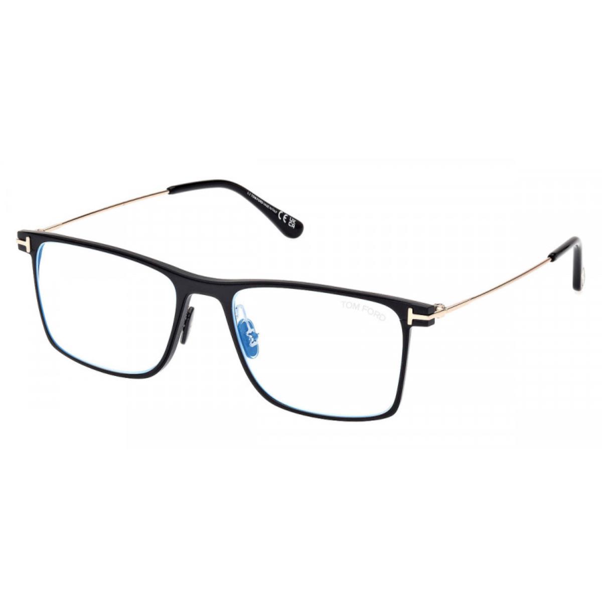 Tom Ford Rx Eyeglasses FT5865-B 002 Black 55mm