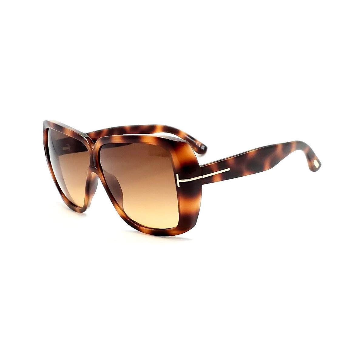 Tom Ford TF1037 Marilyn Sunglasses 52F Havana/brown Gradient Size 61