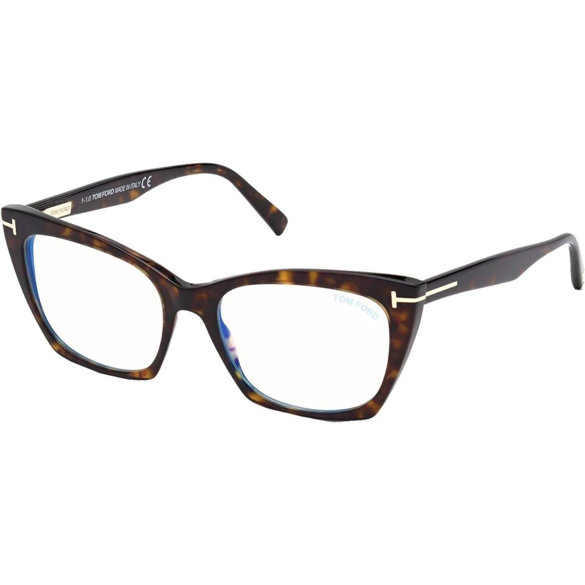 Tom Ford FT 5709-B Blue Block Dark Havana 54/17/140 Women Eyewear Frame