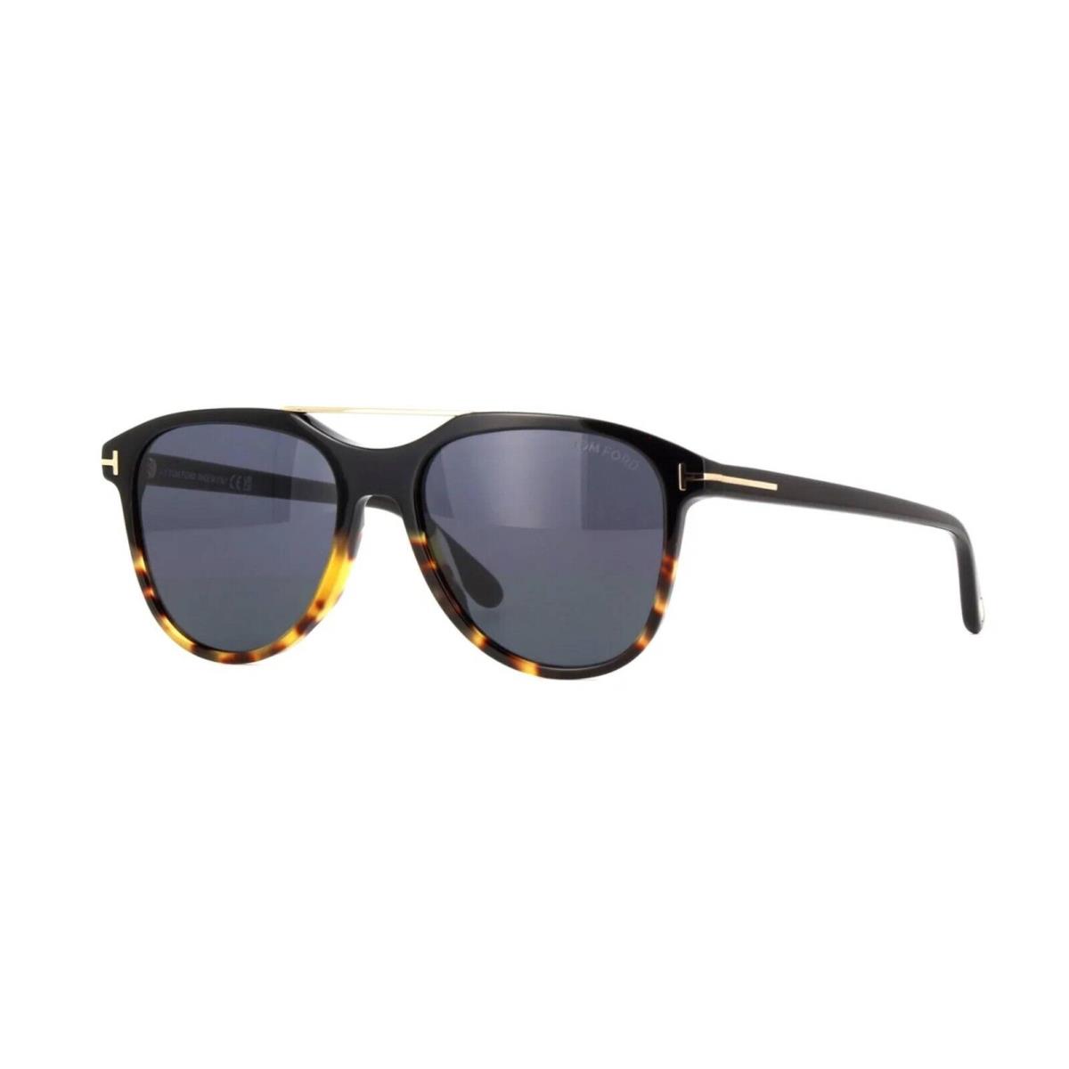 Tom Ford DAMIAN-02 FT 1098 Black and Havana/grey Blue 05A Sunglasses