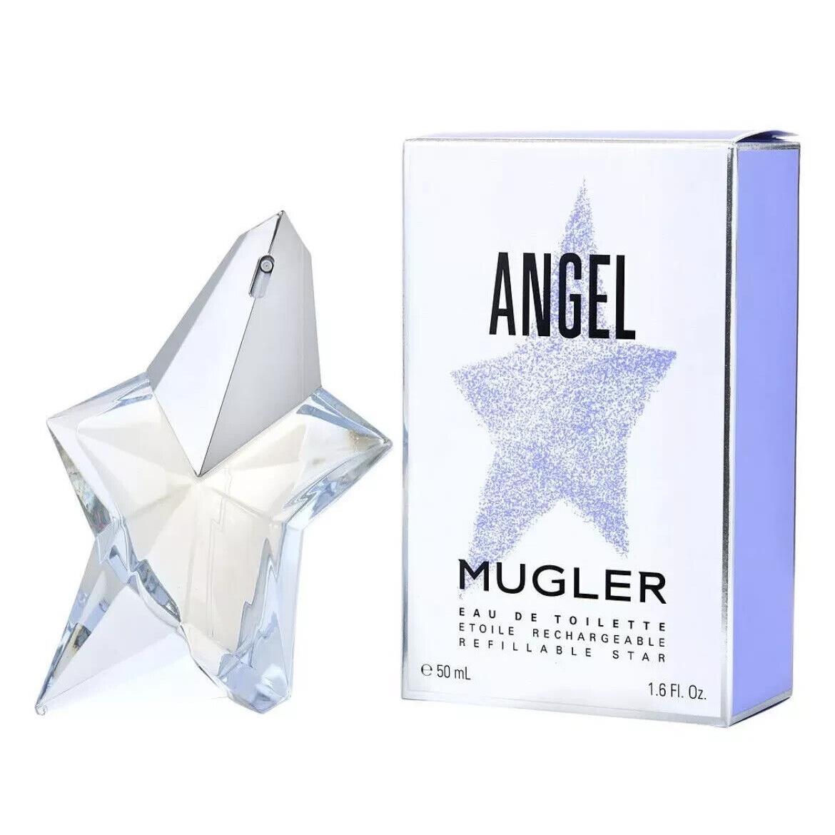 Angel Edt Spray by Thierry Mugler 1.6oz 50ml Women Refillable