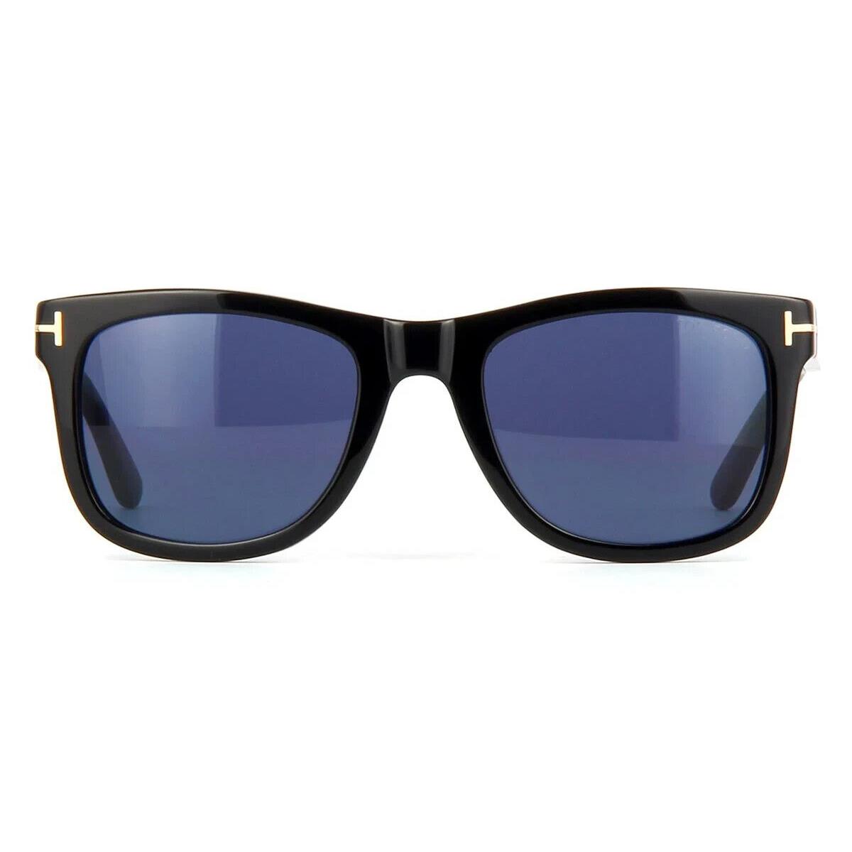 Tom Ford TF336 01V Leo Black Blue Sunglasses Italy Unisex