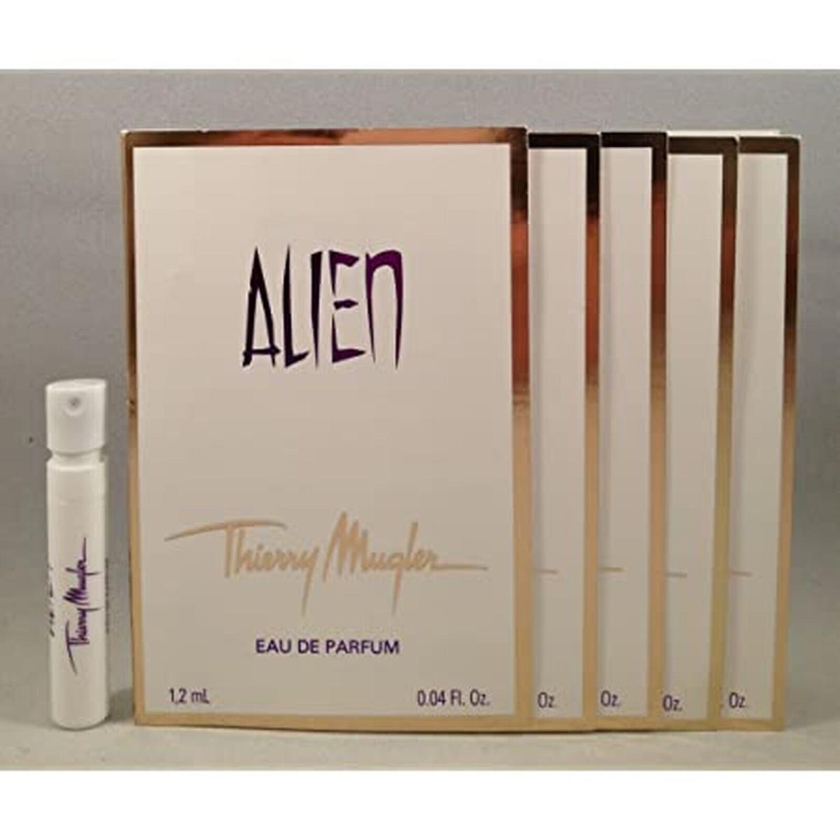 20 X Thierry Mugler Alien Edp Spray Vials ON Card For WOMEN-0.04 OZ/1.2 ML Each