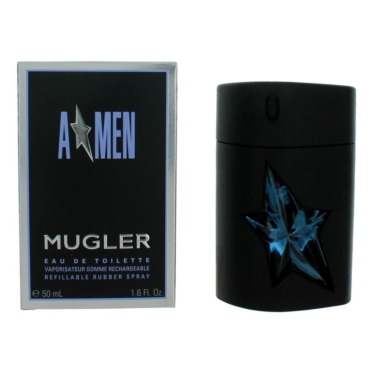 Angel by Thierry Mugler A Men 1.6oz Edt Refillable Rubber Spray Men