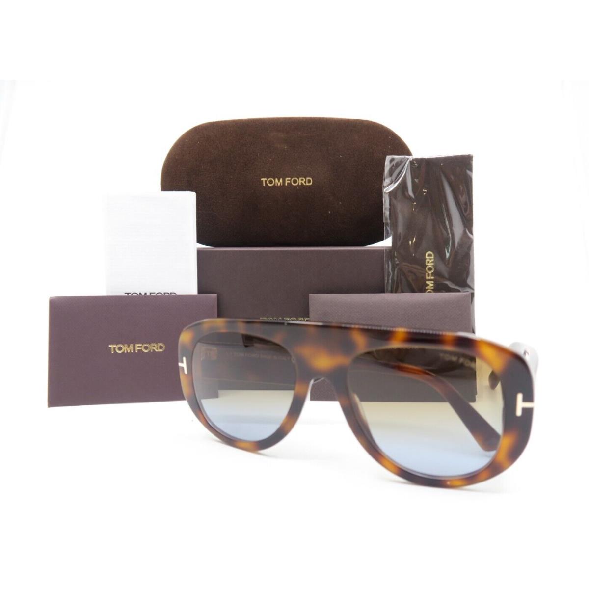 Tom Ford TF1078 53E Cecil 55mm Brown Tortoise Shell/gradient Men`s Sunglasses