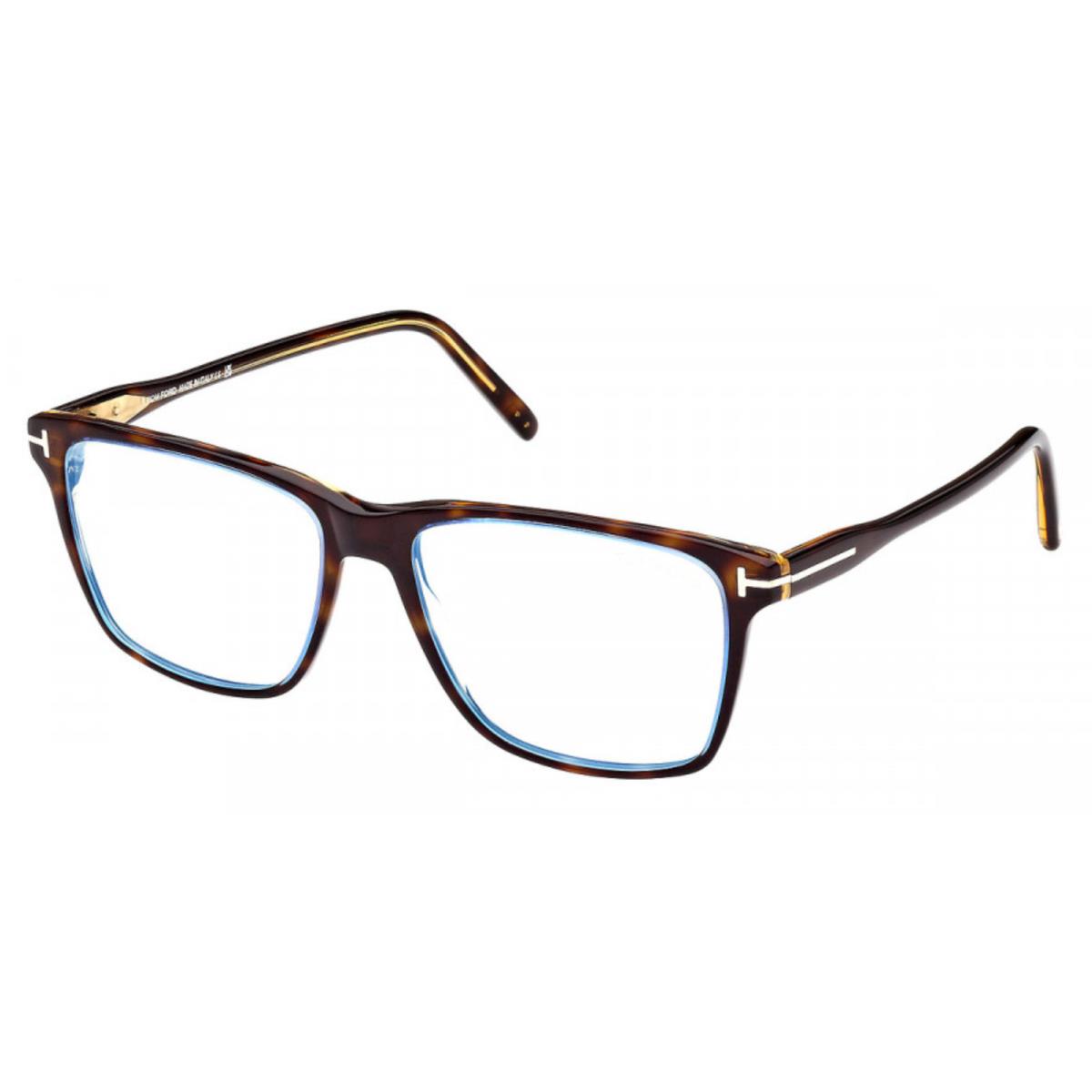 Tom Ford Rx Eyeglasses FT 5817-B 055 Blue Havana W/demo Lens 56mm