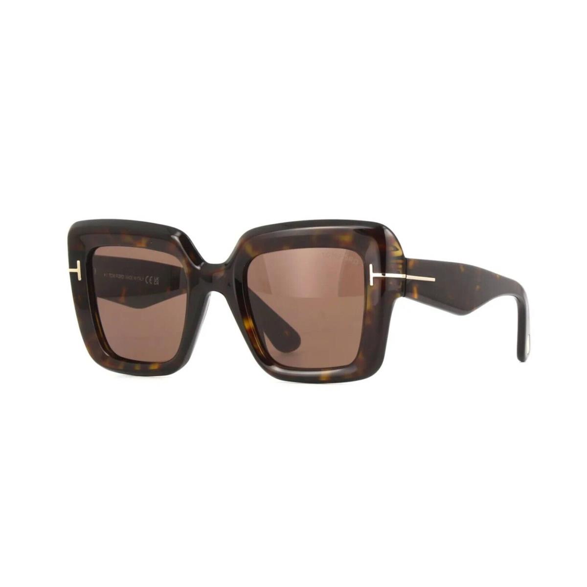 Tom Ford Esme FT1157 Dark Havana/brown 52J Sunglasses