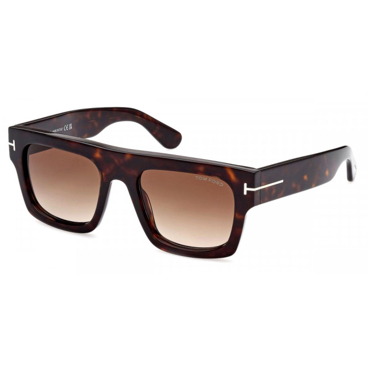 Tom Ford Sven Sunglasses FT0711-52F Havana w/ Brown Lens 53mm