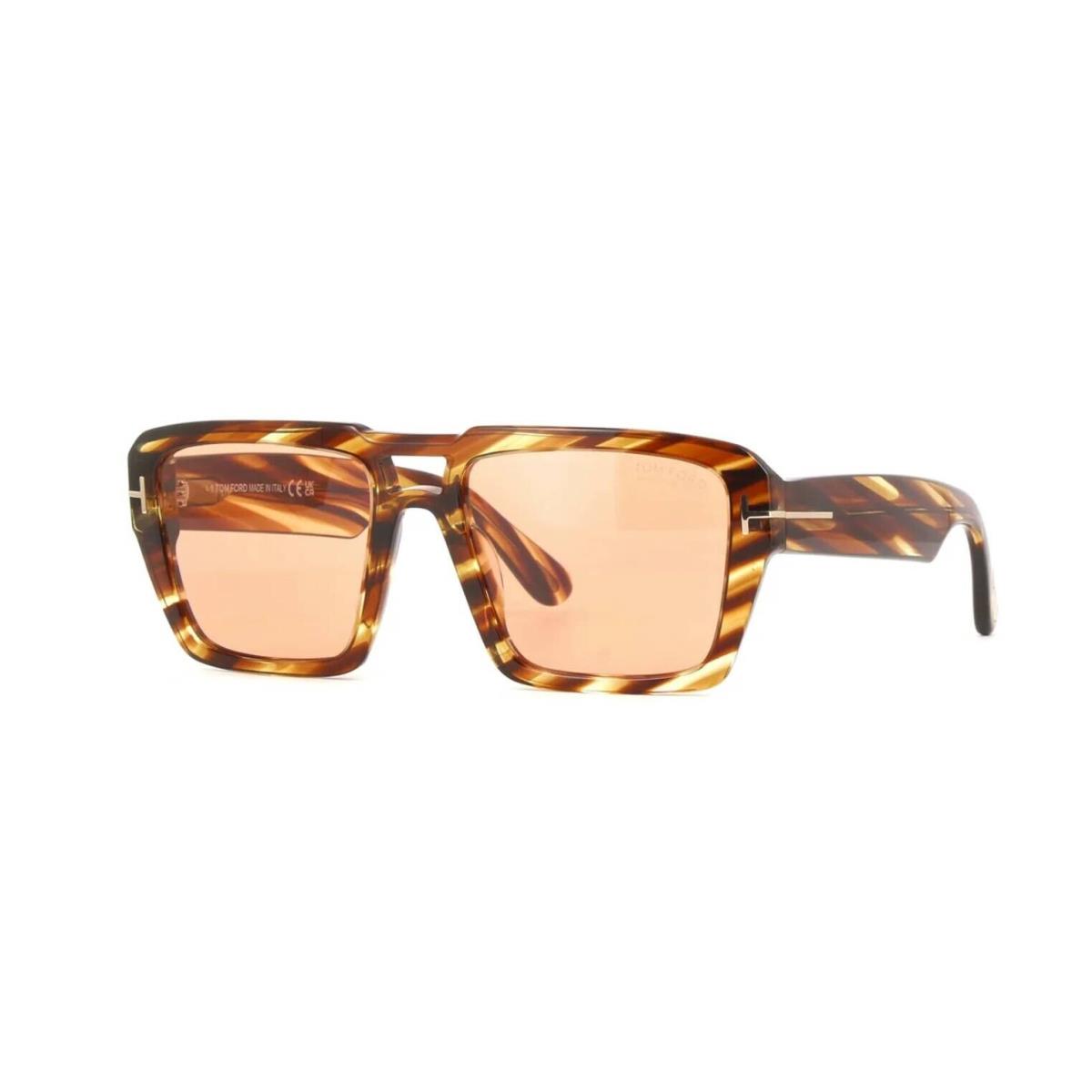 Tom Ford Red Ford FT1153 Amber Havana/pink Photochromic 55E Sunglasses