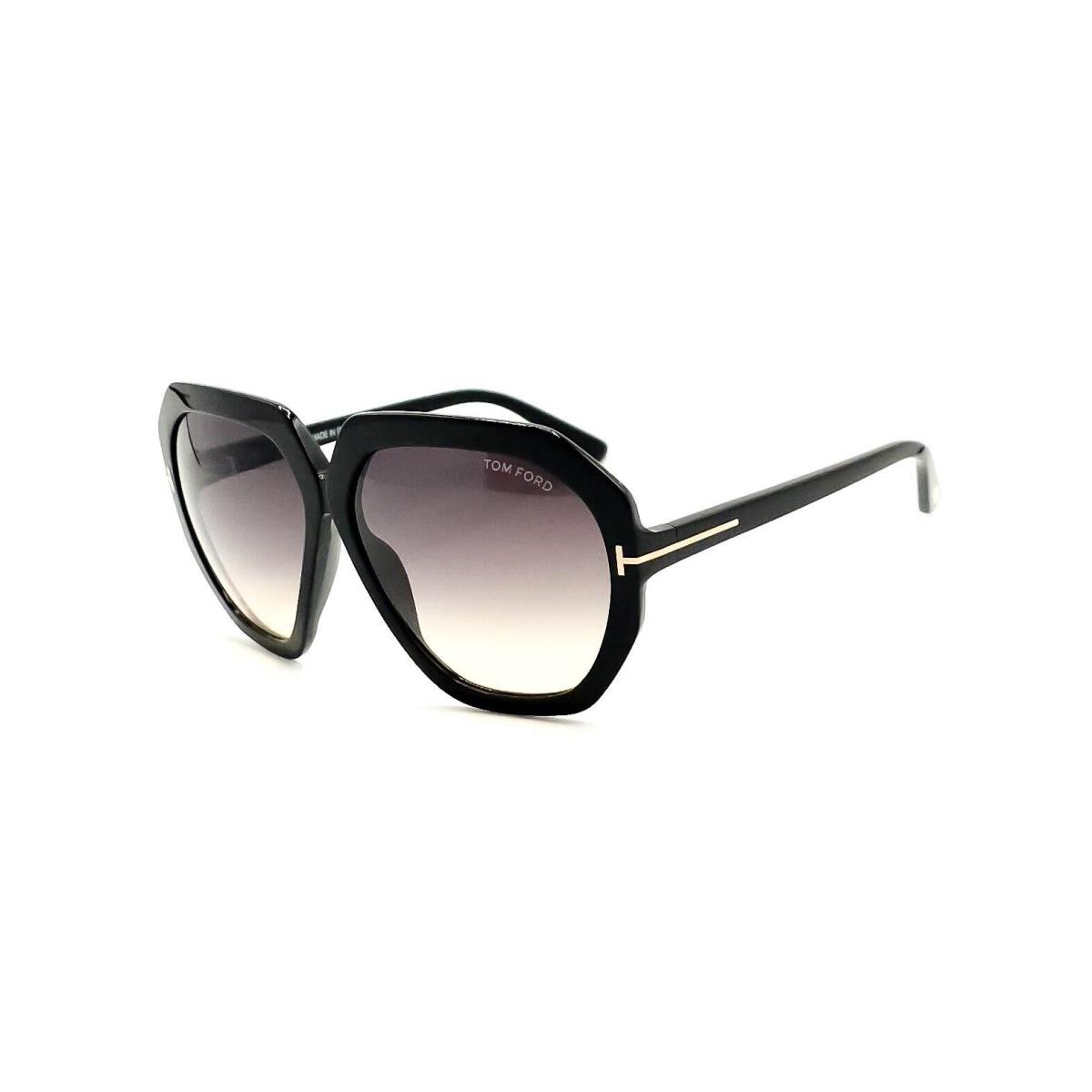 Tom Ford TF 0791 Pippa Sunglasses 01B Black/gradient Gray 60