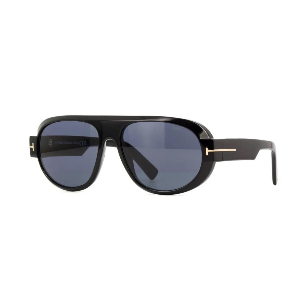 Tom Ford BLAKE-02 FT 1102 Shiny Black/grey 01A Sunglasses