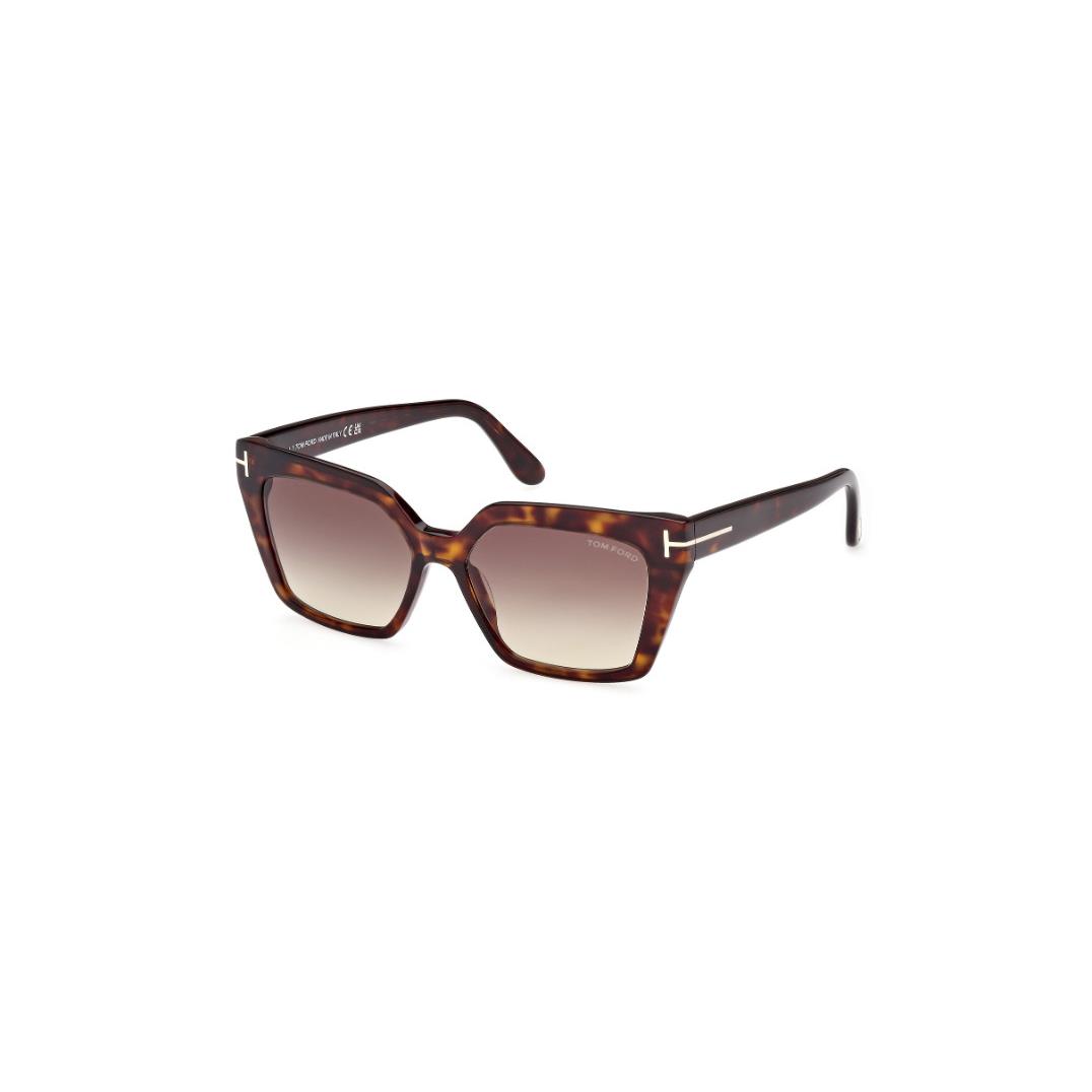 Tom Ford Sunglasses FT1030-5352F Brown W/brown Lens 53mm