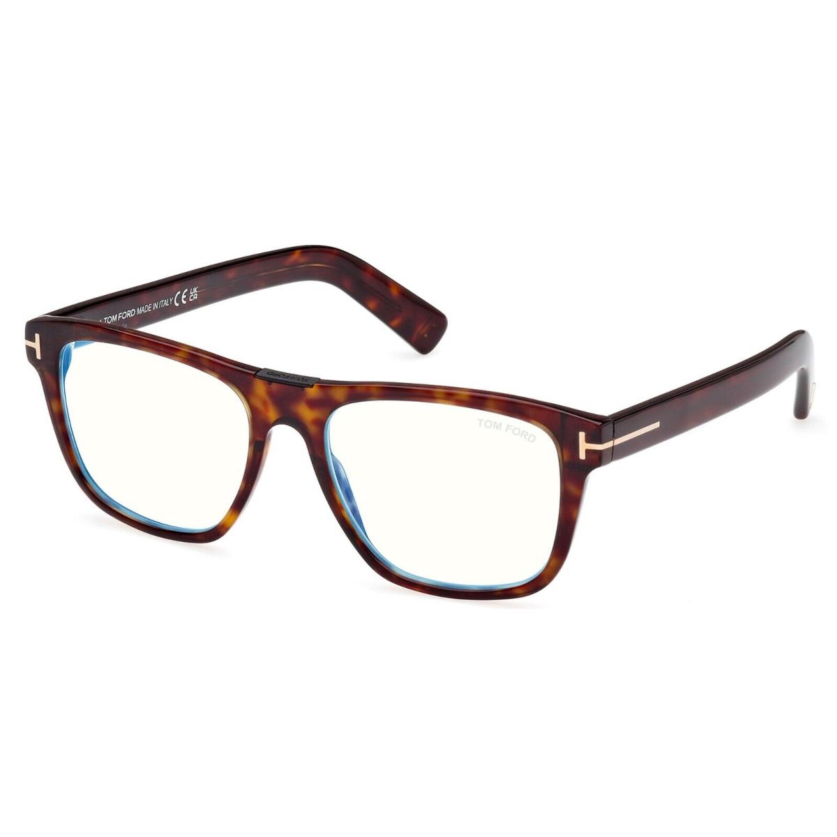 Tom Ford FT5902-B Blue Block Dark Havana 052 Eyeglasses