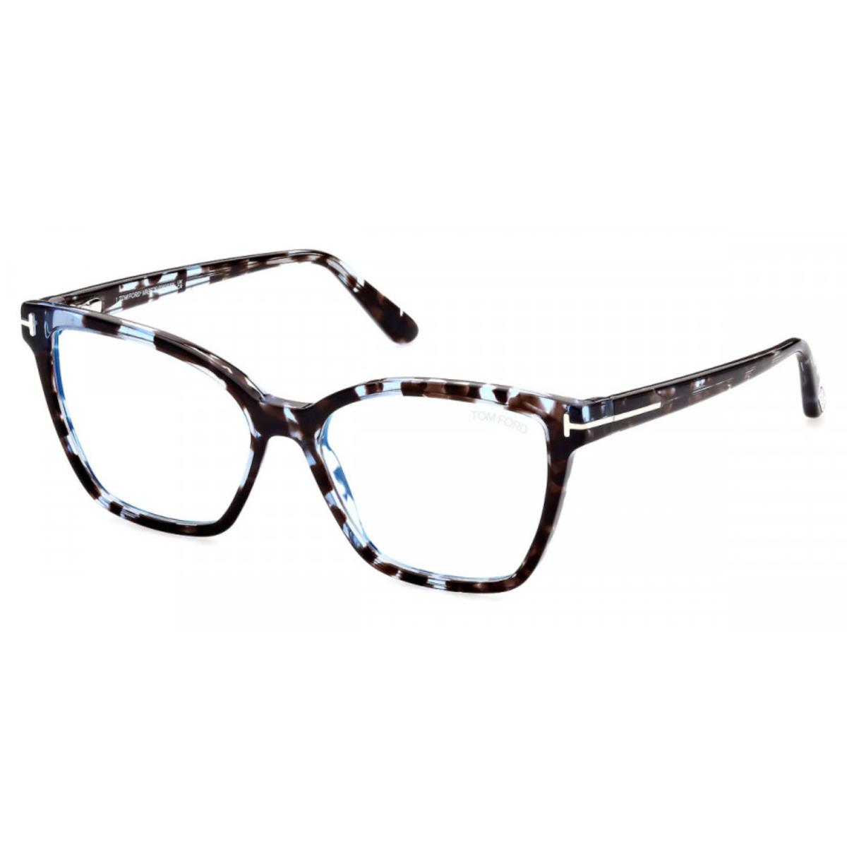 Tom Ford Rx Eyeglasses FT5812-B 055 Black Blue W/demo Lens 53mm