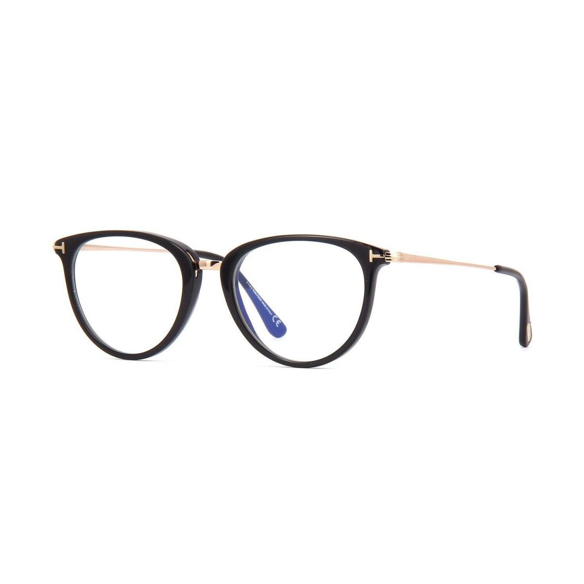 Tom Ford TF5640B-001-51 Black Gold Eyeglasses