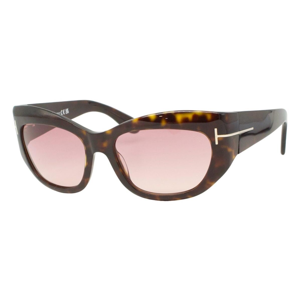 Tom Ford Brianna 1065 52T Dark Tortoise Pink Gradient Sunglasses 55-17-125