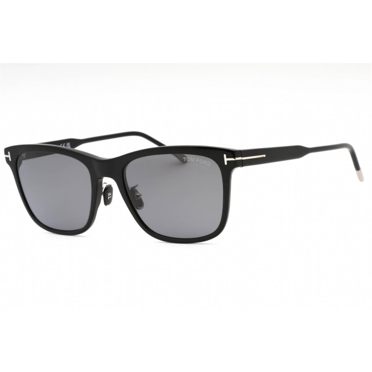 Tom Ford FT0955-D 01D Sunglasses Black Frame Gray Polarized Lenses 57mm