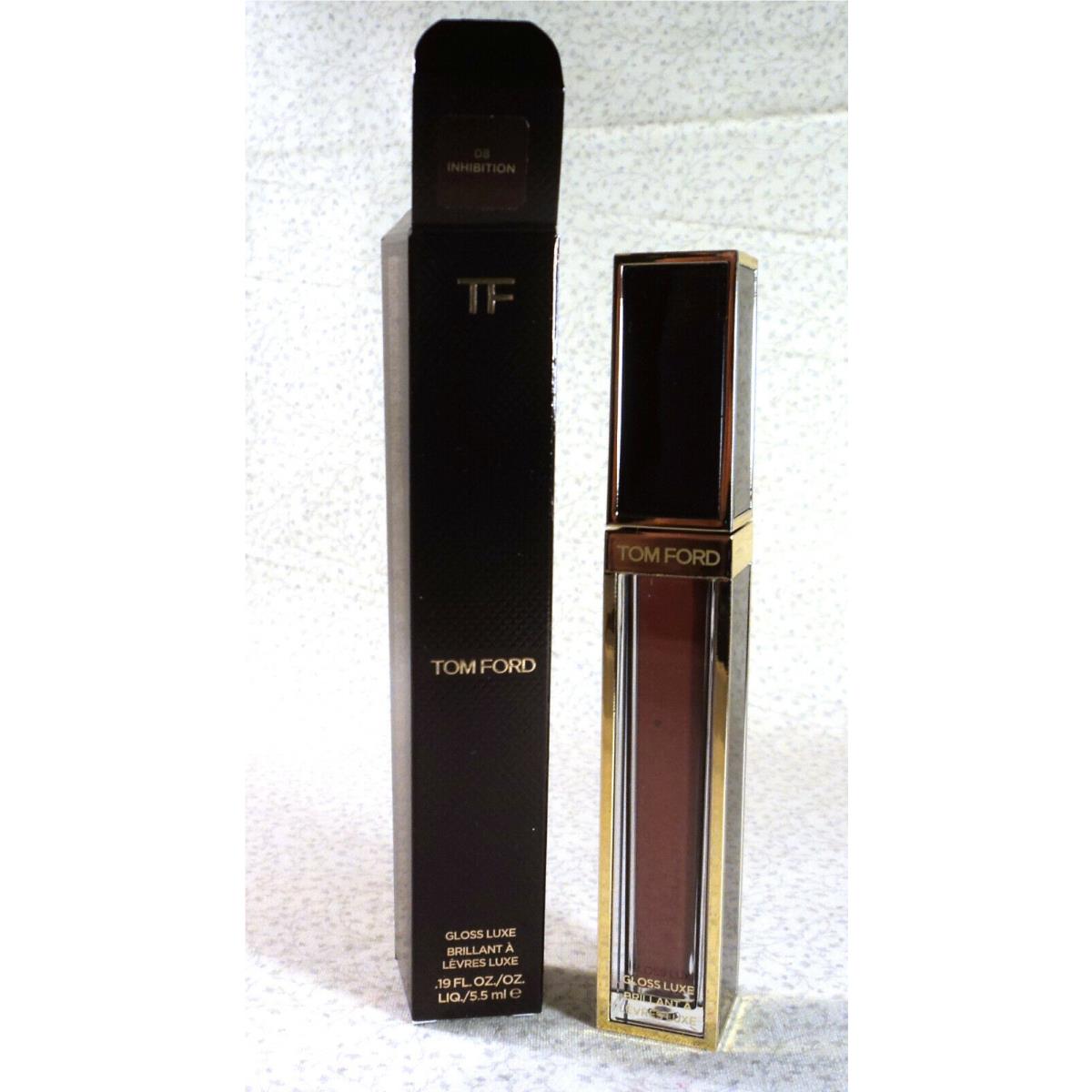 Tom Ford Gloss Luxe - 08 Inhibition - Full Size .19 Oz. - Boxed