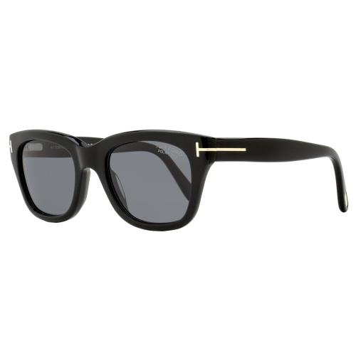 Tom Ford Snowdon Sunglasses TF237 01D Black 52mm FT0237 - Frame: Black, Lens: Gray Polarized