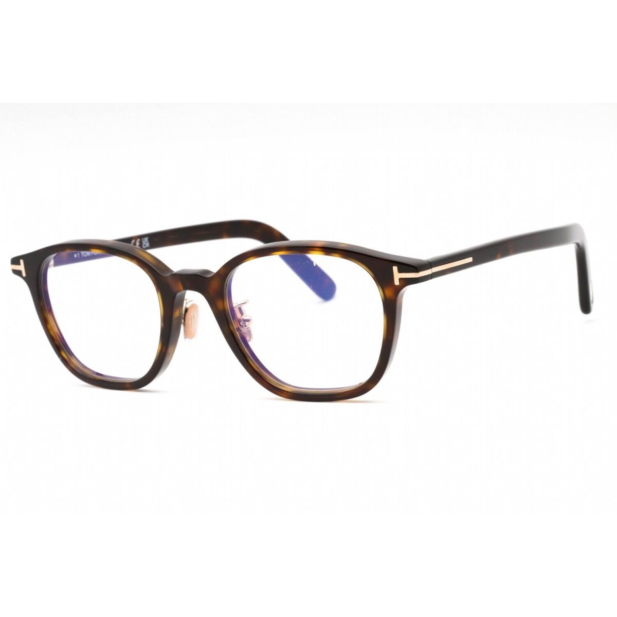 Tom Ford TF5858DB-052-49 Eyeglasses Size 49mm 21mm 145mm Havana Men