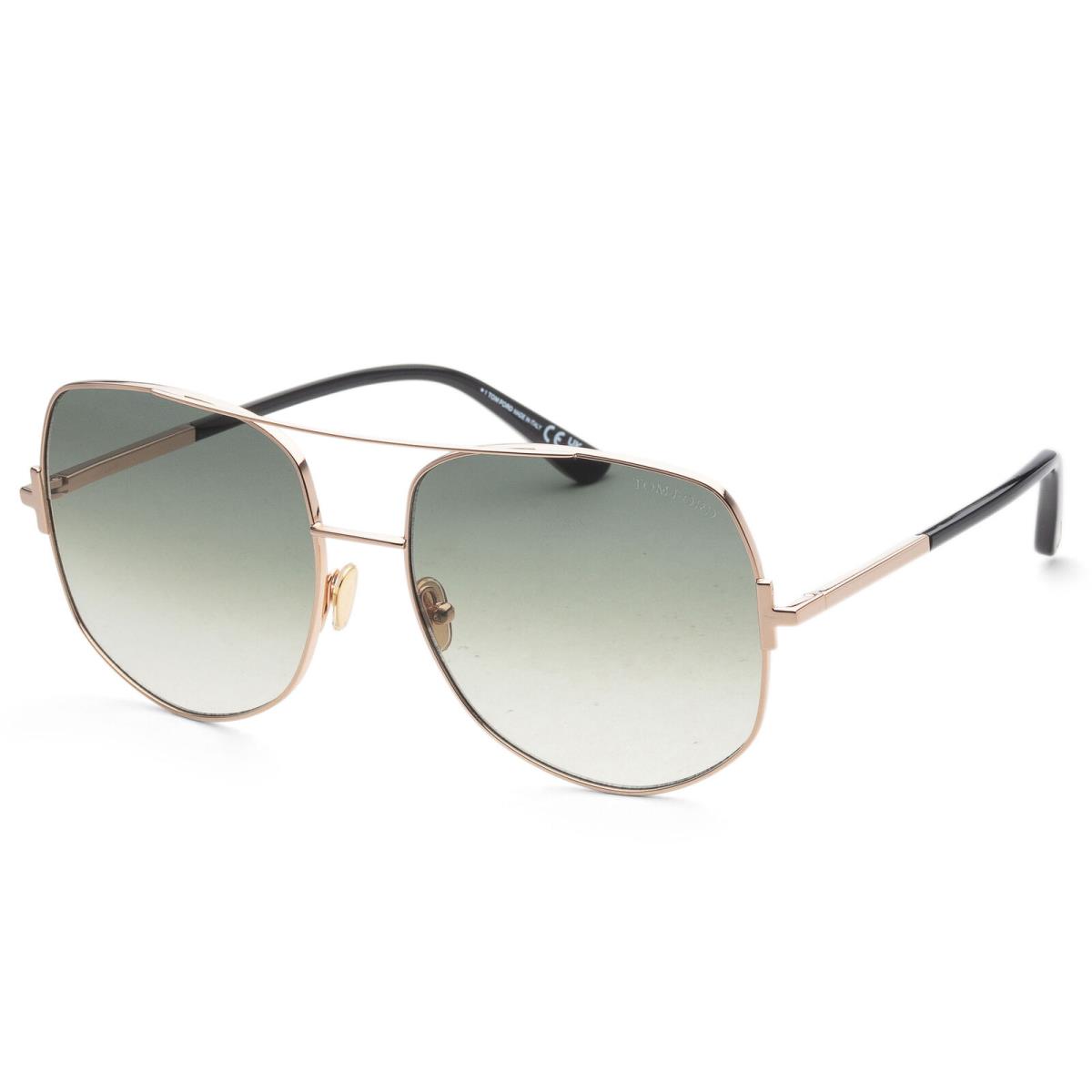 Tom Ford Women`s Lennox 62mm Shiny Rose Gold Opticals FT0783-28B-62