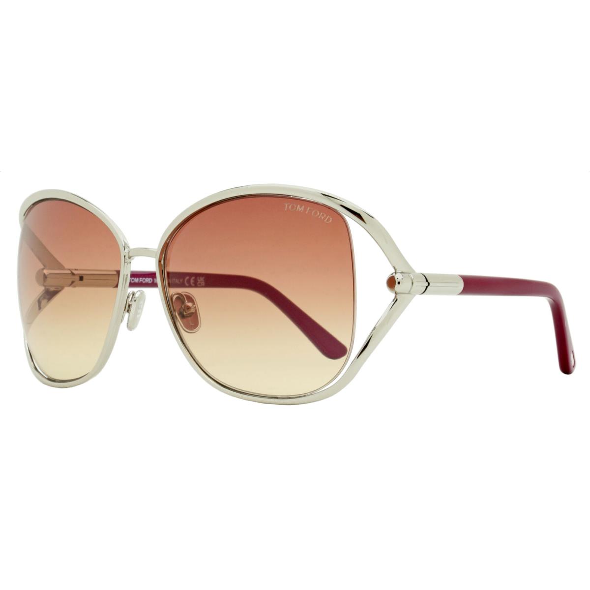 Tom Ford Marta Sunglasses TF1091 16T Palladium/fuchsia 62mm FT1091