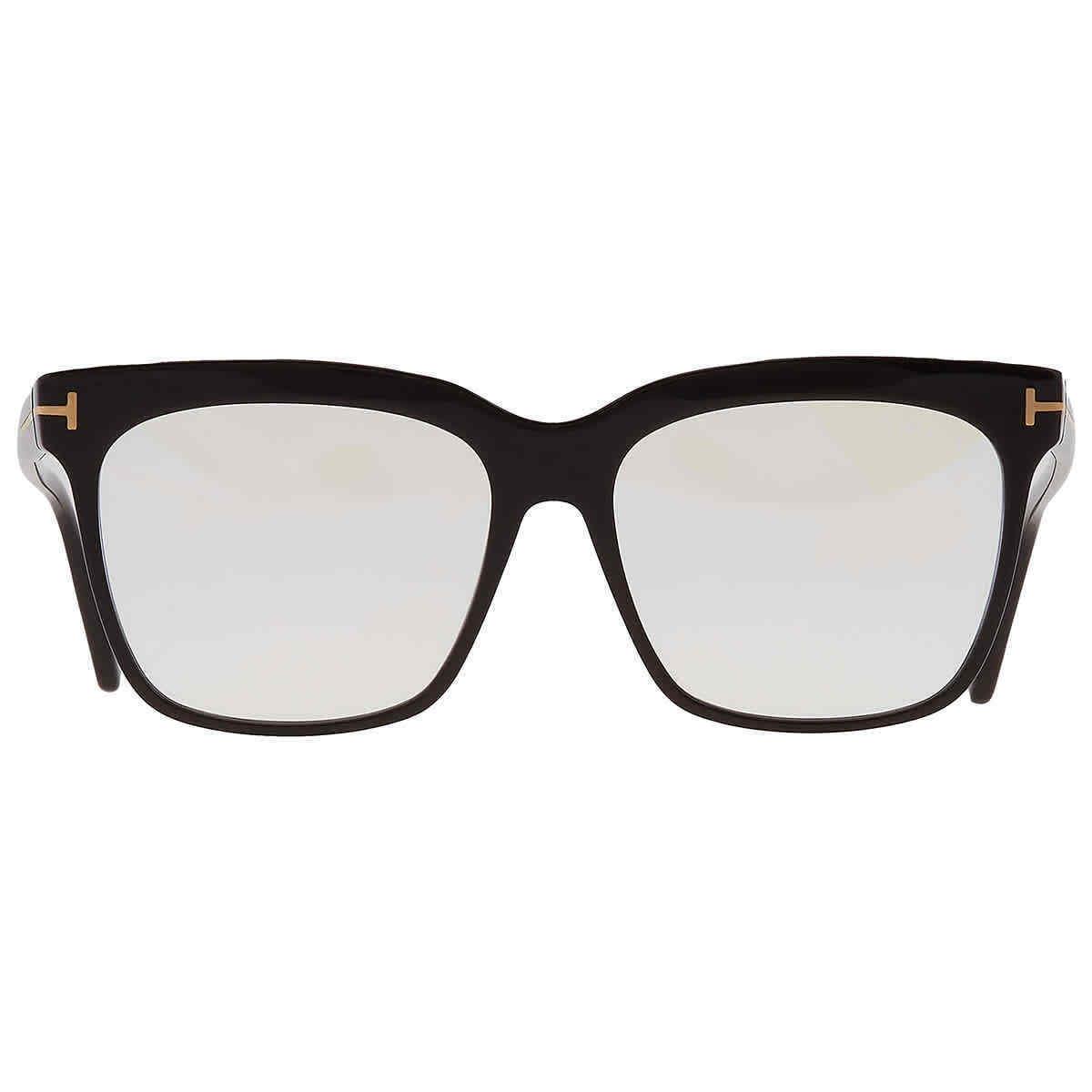 Tom Ford Blue Light Block Square Ladies Eyeglasses FT5768-B 001 54