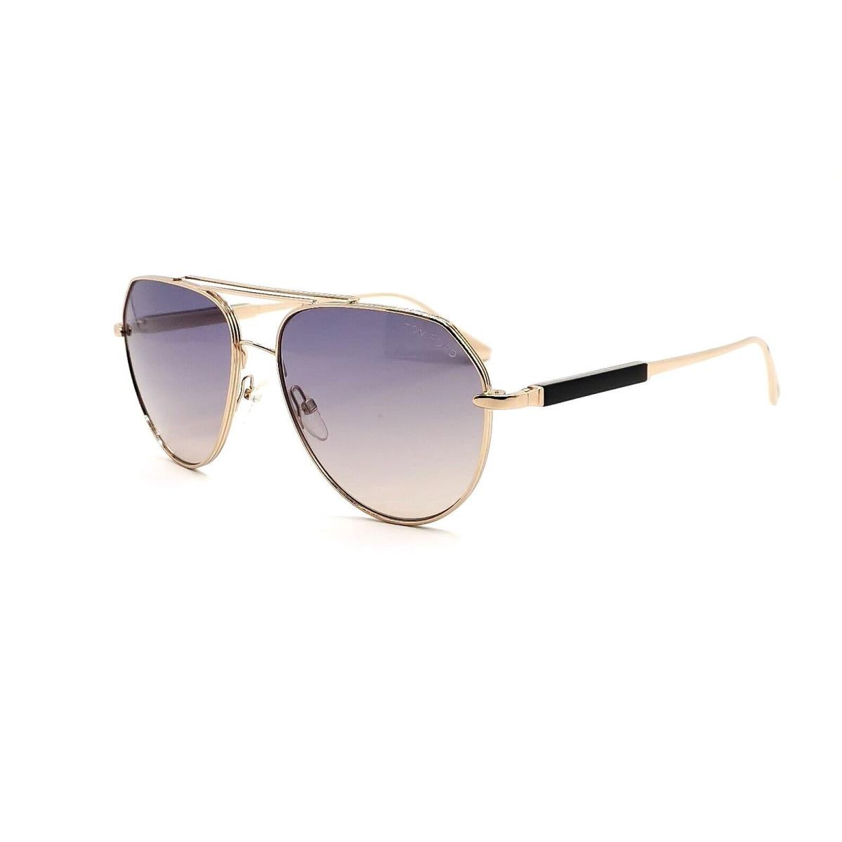 Tom Ford TF 0670 Andes Sunglasses 28B Gold /smoke Gradient Lenses 61