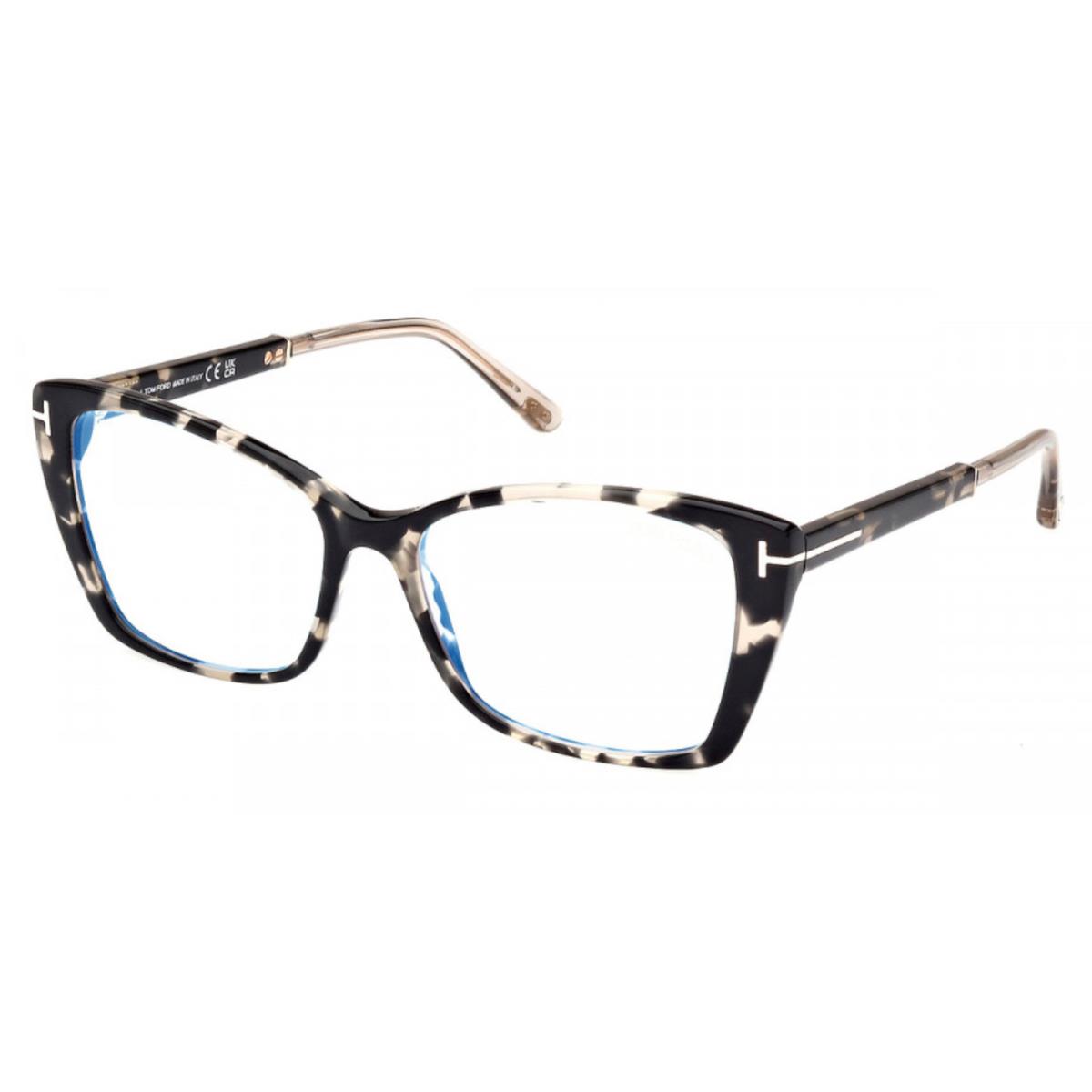 Tom Ford Rx Eyeglasses FT5893-B 005 Black Havana 55mm