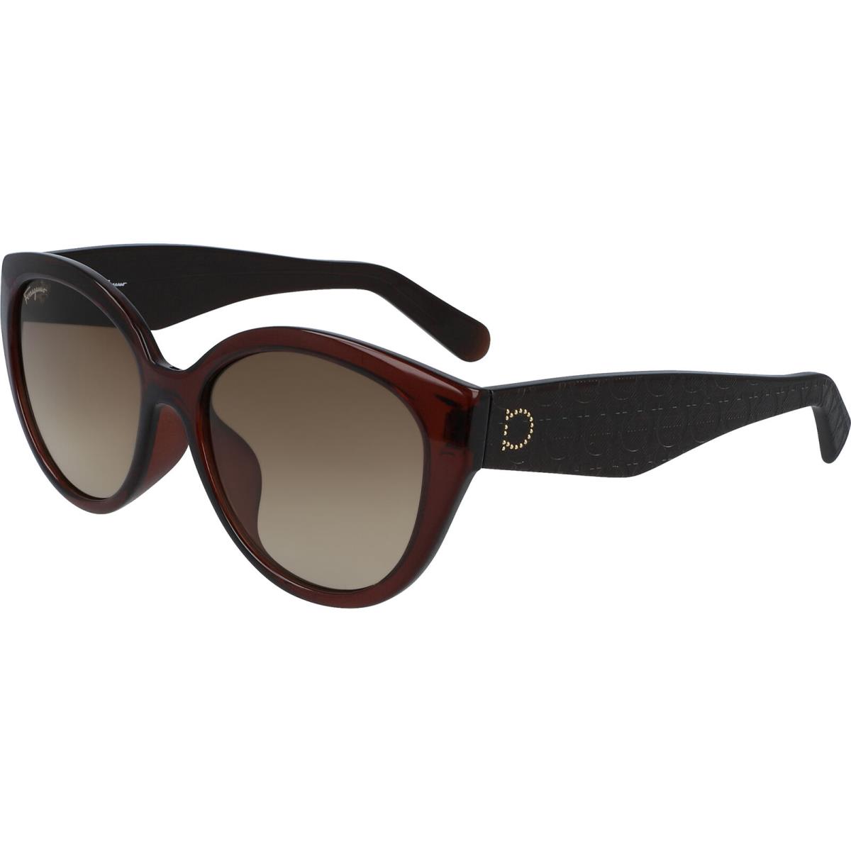 Salvatore Ferragamo Women`s Oval Cat Eye Sunglasses - SF946SA - Italy