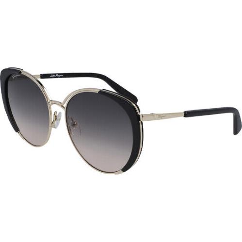 Salvatore Ferragamo Women`s Round Butterfly Sunglasses - SF207S - Italy