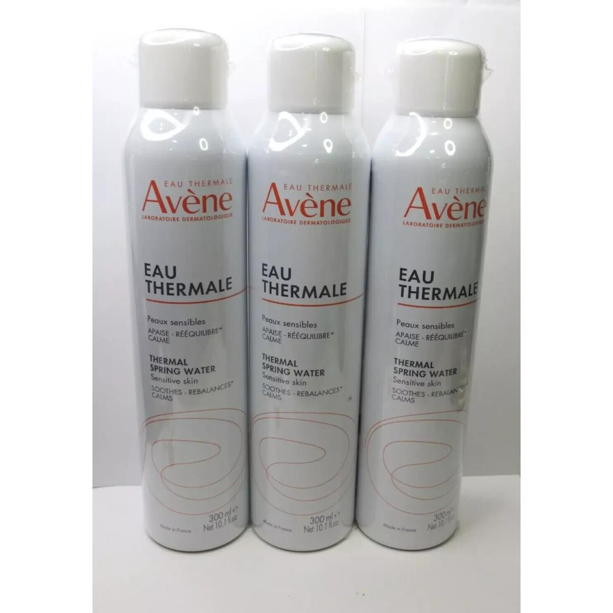 Avene Eau Thermale Thermal Spring Water 10.1 OZ Lot OF 3 Pieces